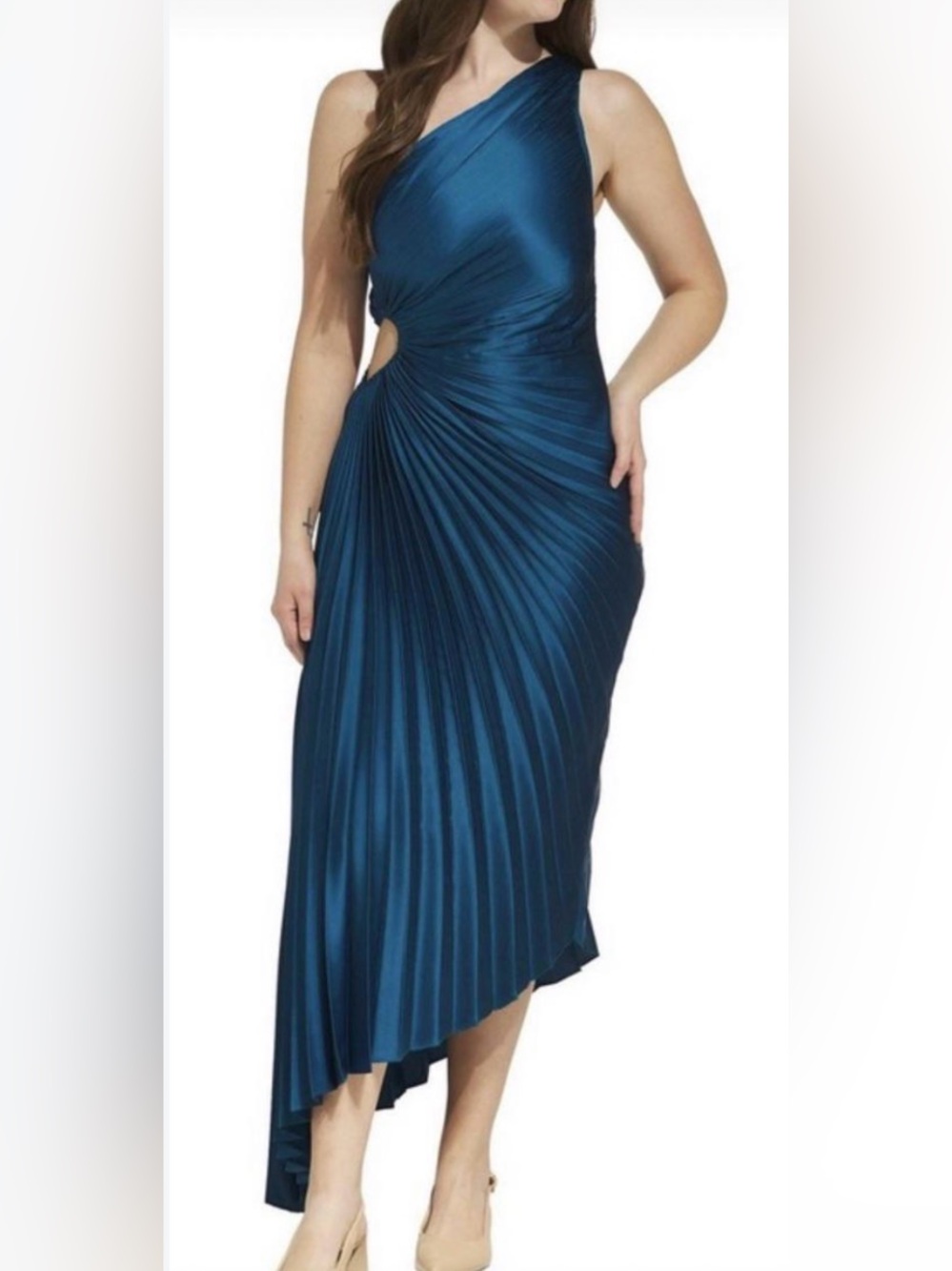 Olivia + James Olympia Pleated Dress